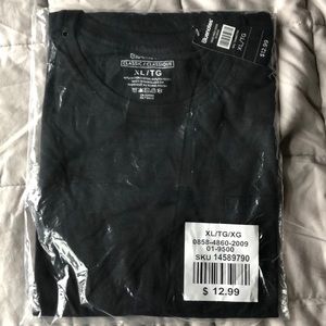 Bluenotes Mens Roll Cuff Pocket Tee - Black